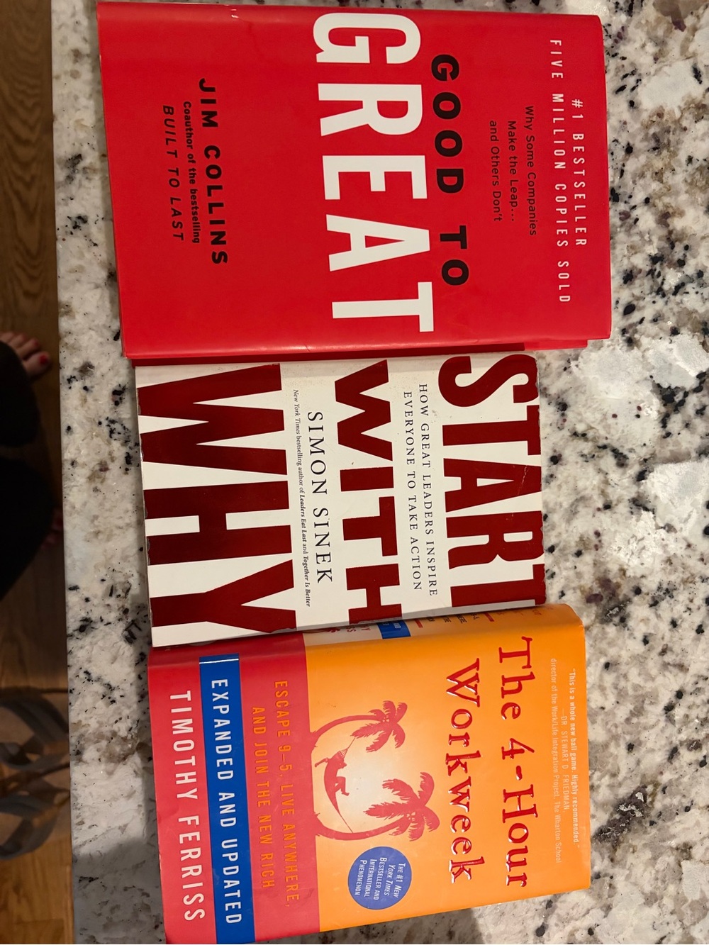 Business & Leadership Book Bundle Hardcover + Paperback Set of 3